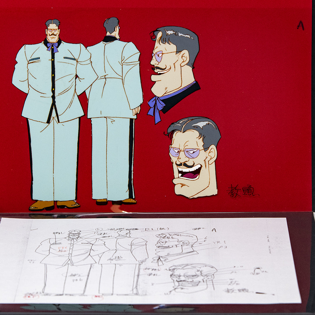 Sakigake!! Otokojuku – Vice Principal – original animation production artwork