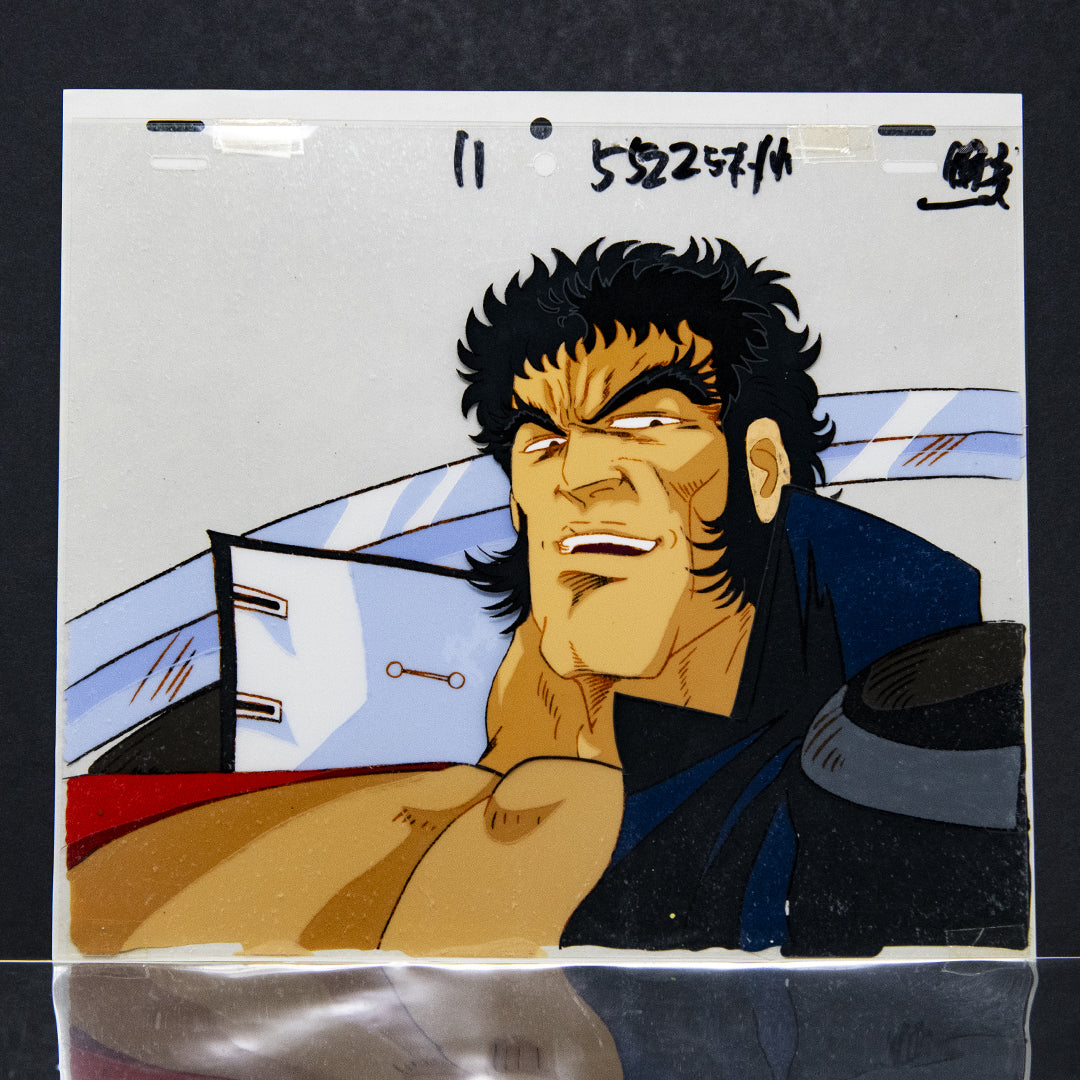 Sakigake!! Otokojuku – Akashi Gouji Smiling – original animation production artwork – detail 2