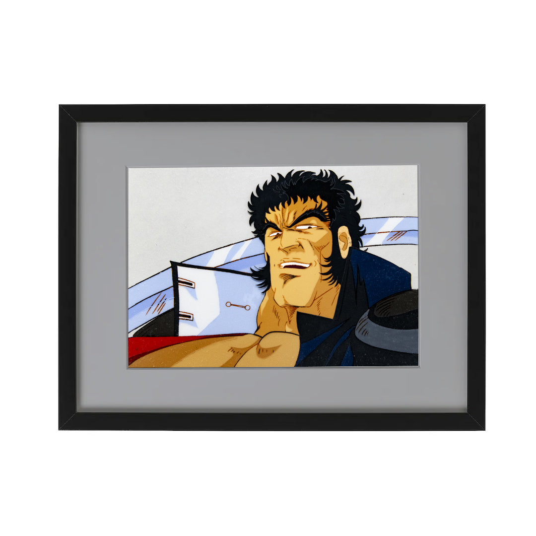 Sakigake!! Otokojuku – Akashi Gouji Smiling – original animation production artwork – detail 3