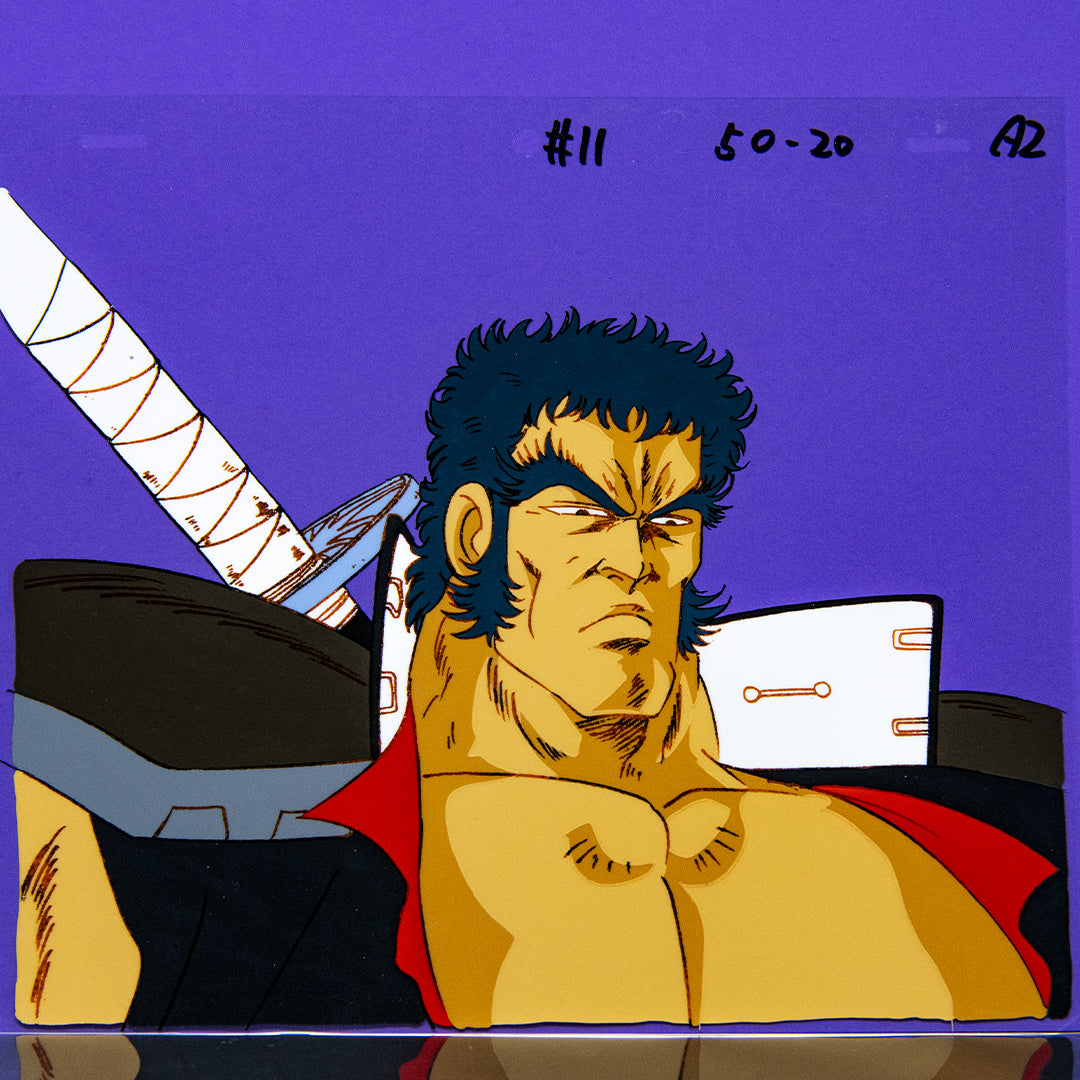 Sakigake!! Otokojuku – Akashi Gouji – original animation production artwork – detail 2