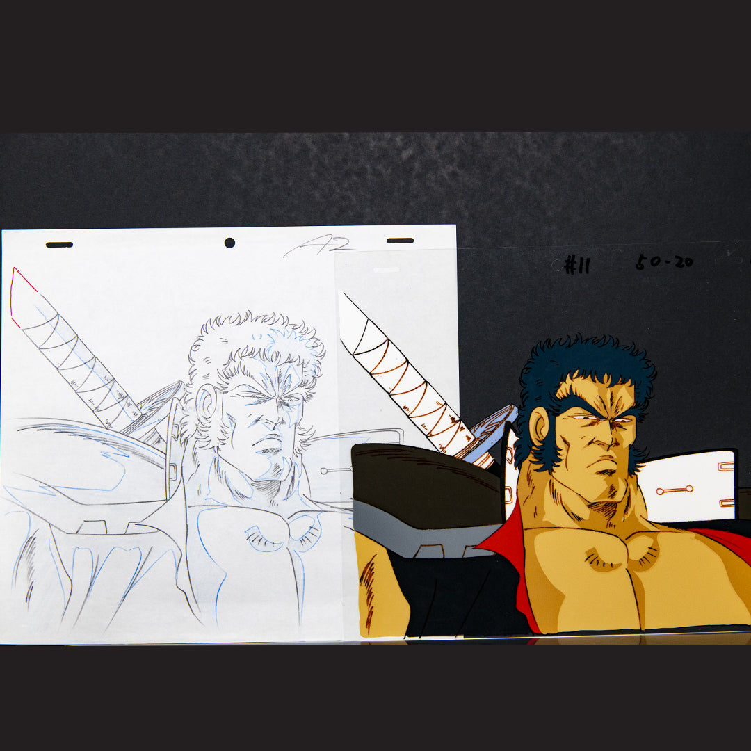 Sakigake!! Otokojuku – Akashi Gouji – original animation production artwork – detail 6