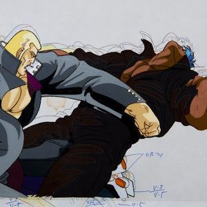 Sakigake!! Otokojuku - J Punch - Original Production Cel + Douga Stuck