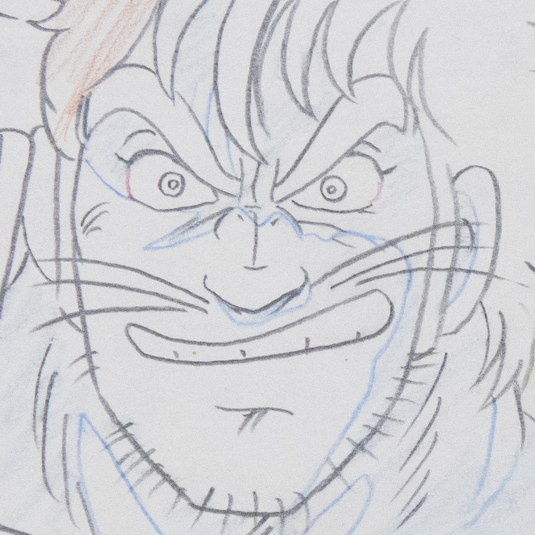 Sakigake!! Otokojuku – Toramaru Ryuji – original animation production artwork – detail 2