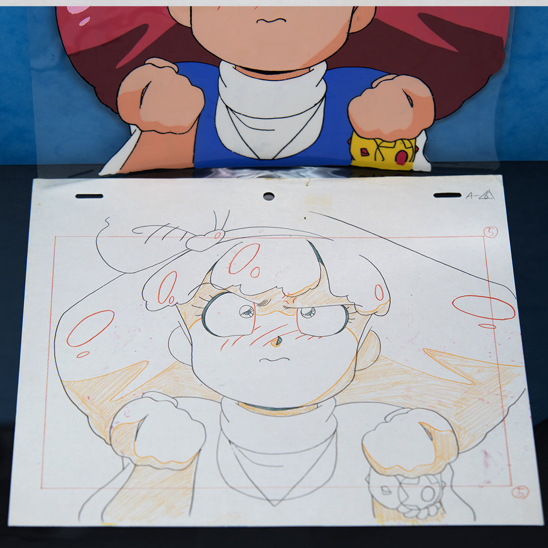 Magical Princess Minky Momo – Gigi Stressed Out – original animation production artwork – detail 3