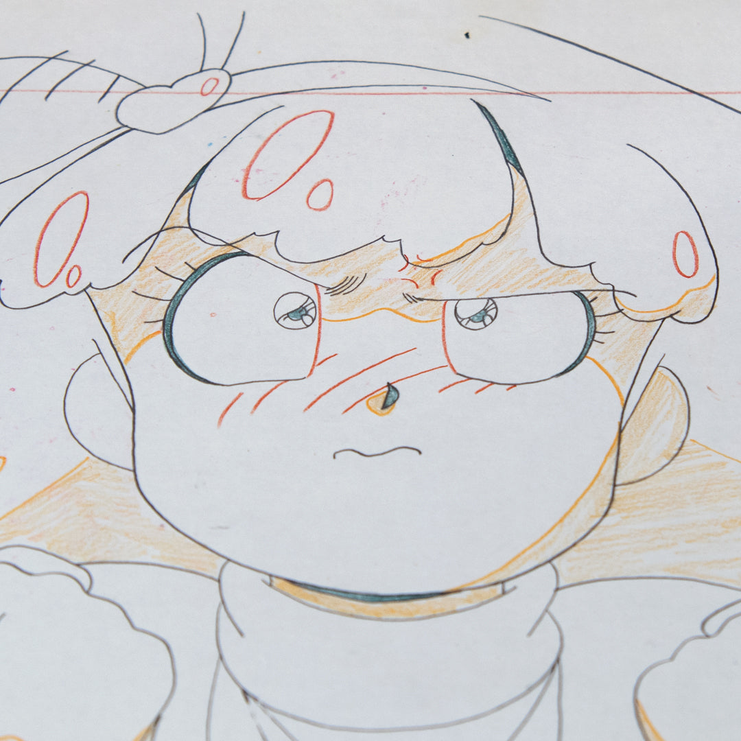 Magical Princess Minky Momo – Gigi Stressed Out – original animation production artwork – detail 6