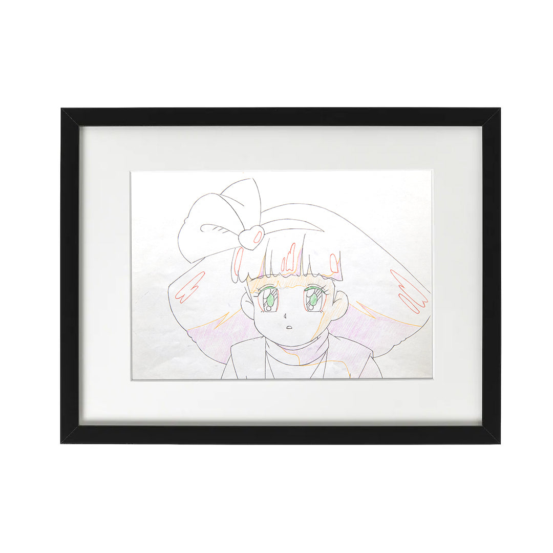 Magical Princess Minky Momo – Gigi Daydreaming – original animation production artwork – detail 4