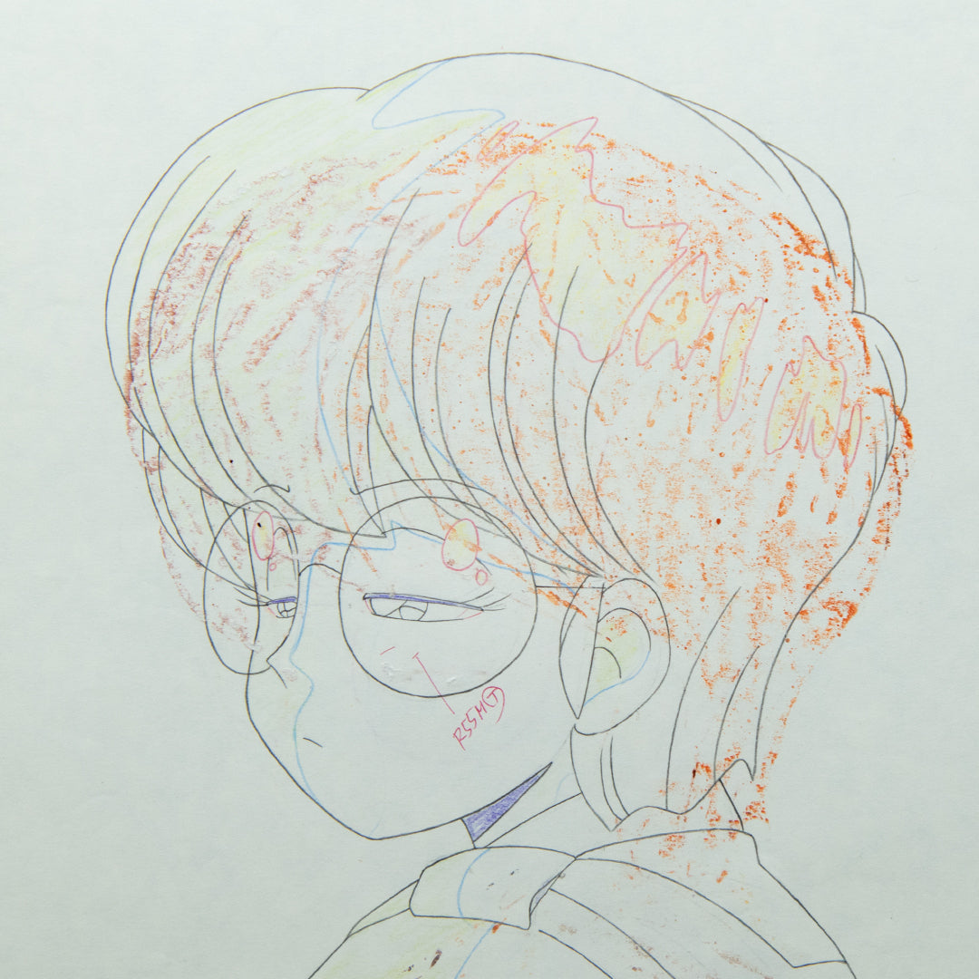 Magical Princess Minky Momo – Gigi’s Mother Sleepy – original animation production artwork – detail 5