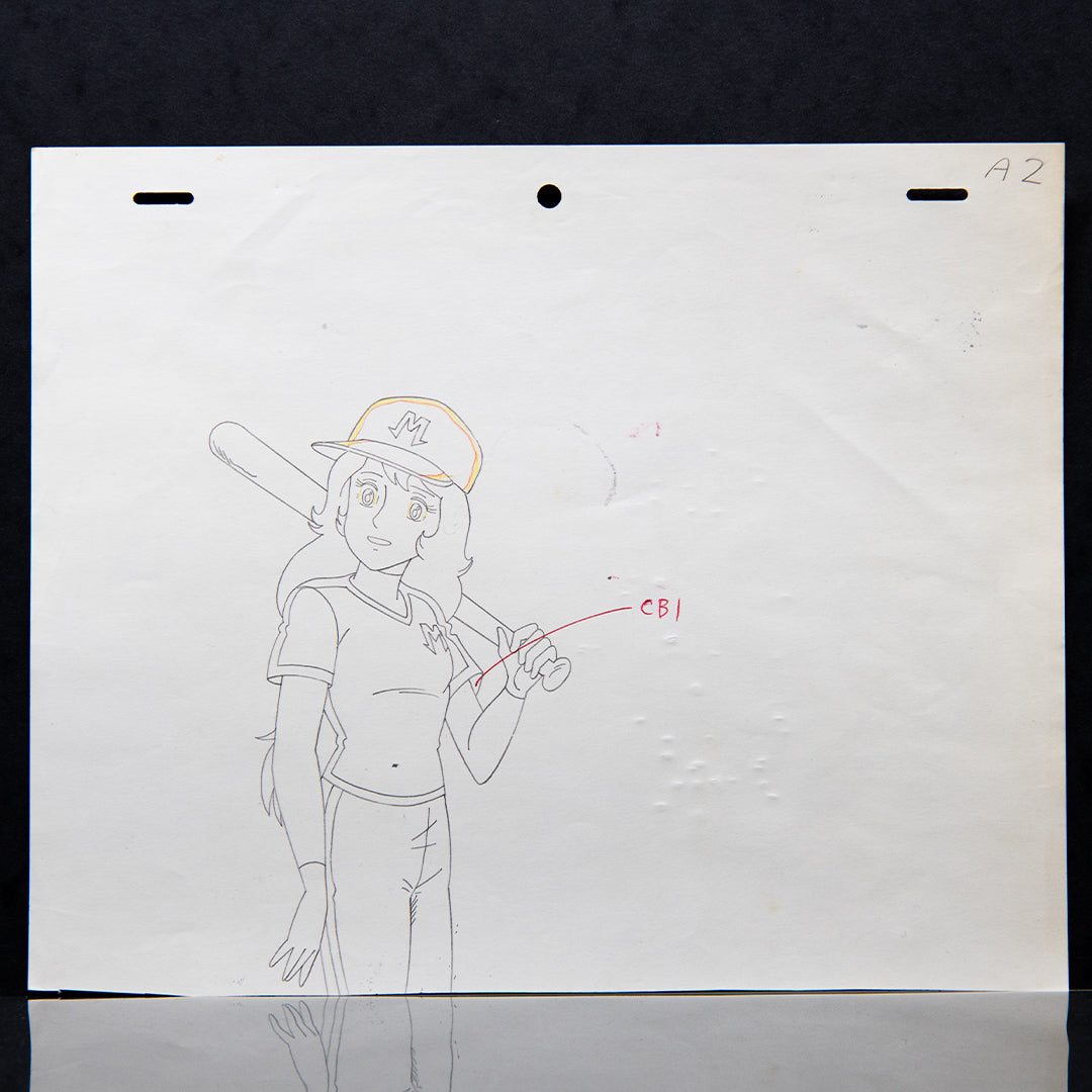 Magical Princess Minky Momo - Baseball Game - Production Cel + Douga