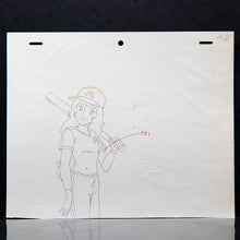 Load image into Gallery viewer, Magical Princess Minky Momo - Baseball Game - Production Cel + Douga