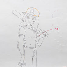 Load image into Gallery viewer, Magical Princess Minky Momo - Baseball Game - Production Cel + Douga