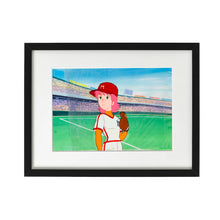 Load image into Gallery viewer, Magical Princess Minky Momo - Gigi at the Baseball Game - Production Cel &amp; Background + Douga