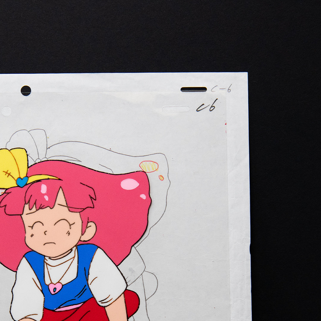 Magical Princess Minky Momo – Gigi Tired – original animation production artwork – detail 3