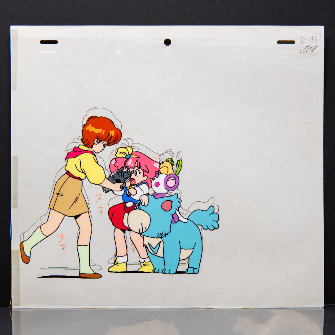 Magical Princess Minky Momo – Gigi with Friends – original animation production artwork – detail 4