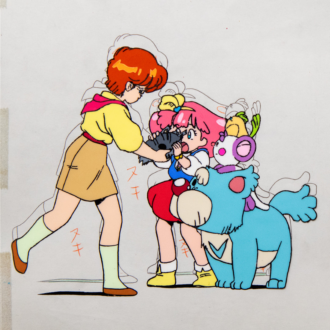 Magical Princess Minky Momo - Gigi + Friends - Production Cel + Douga Stuck