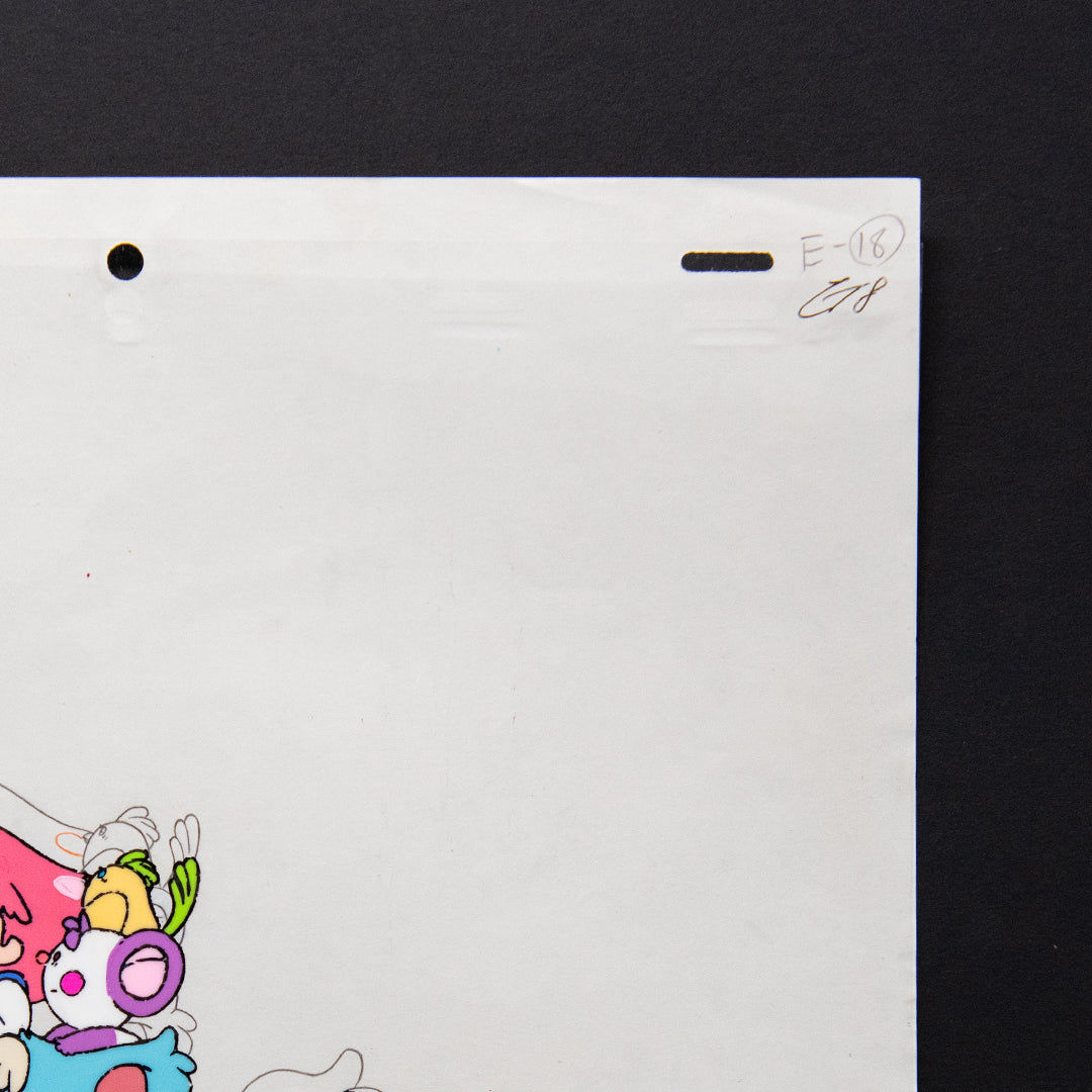 Magical Princess Minky Momo – Gigi with Friends – original animation production artwork – detail 2