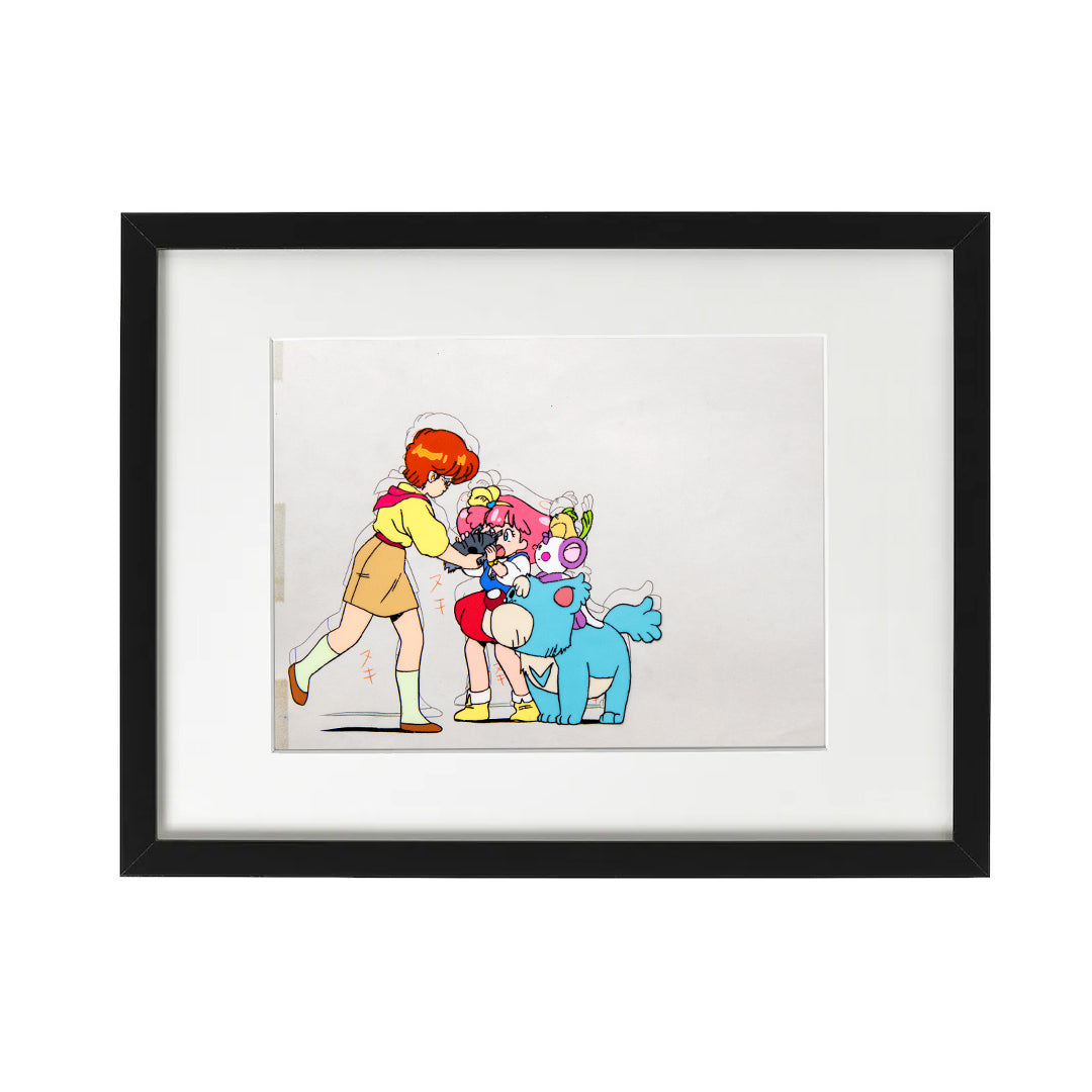 Magical Princess Minky Momo – Gigi with Friends – original animation production artwork – detail 3