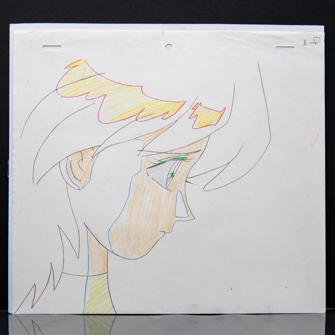 Magical Princess Minky Momo – Gigi Profile – original animation production artwork – detail 5