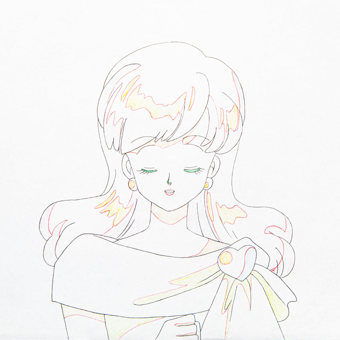 Magical Princess Minky Momo – Gigi Stunning – original animation production artwork – detail 5