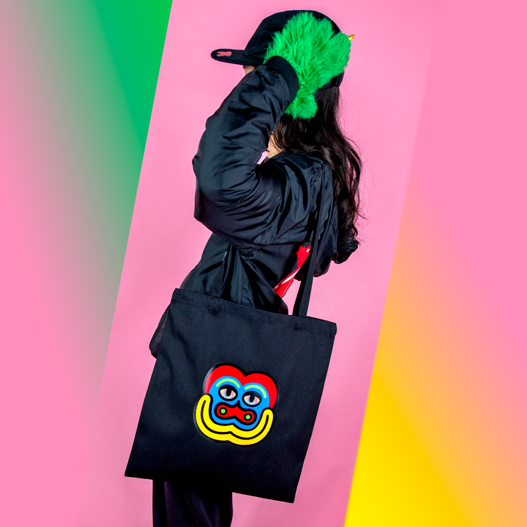 MSo6 - Baboon Canvas Tote – detail 2