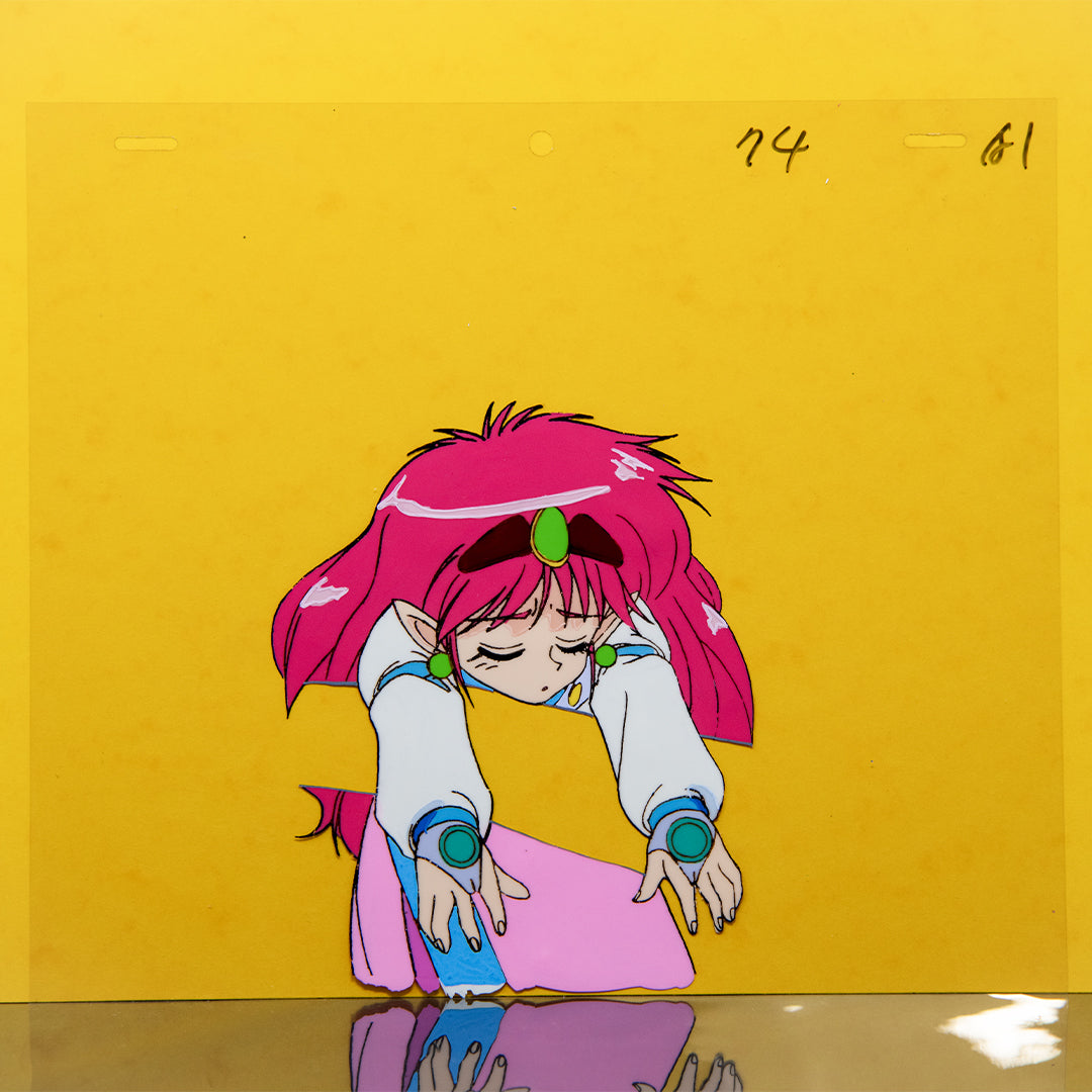 NG Knight Ramune & 40 – Princess Milk Hanging – original animation production artwork – detail 2