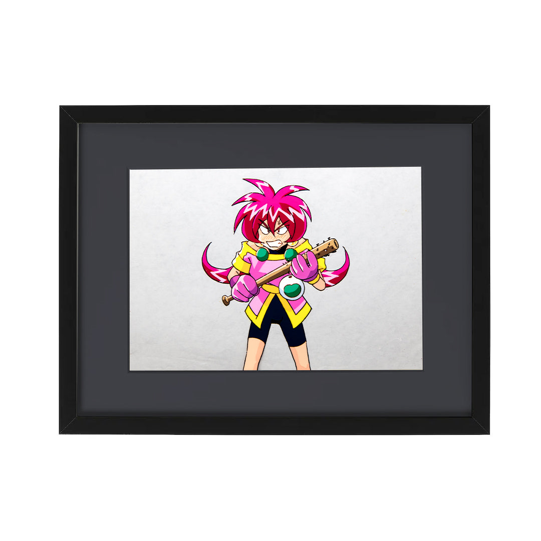 NG Knight Ramune & 40 – Princess Milk Angry – original animation production artwork – detail 5
