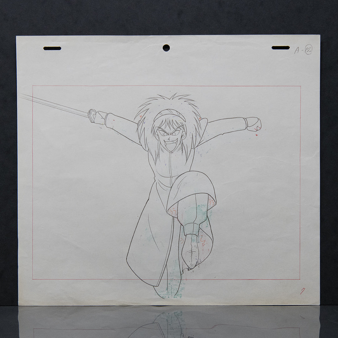 NG Knight Ramune & 40 – Princess Milk Angry – original animation production artwork – detail 2