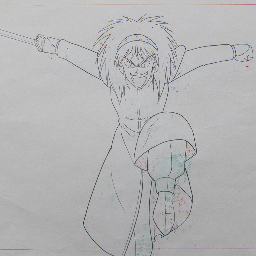 NG Knight Ramune & 40 – Princess Milk Angry – original animation production artwork – detail 3