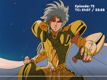 Load image into Gallery viewer, Saint Seiya - Saga Gemini Saint - Original Anime Production Cel and Douga ep. 72