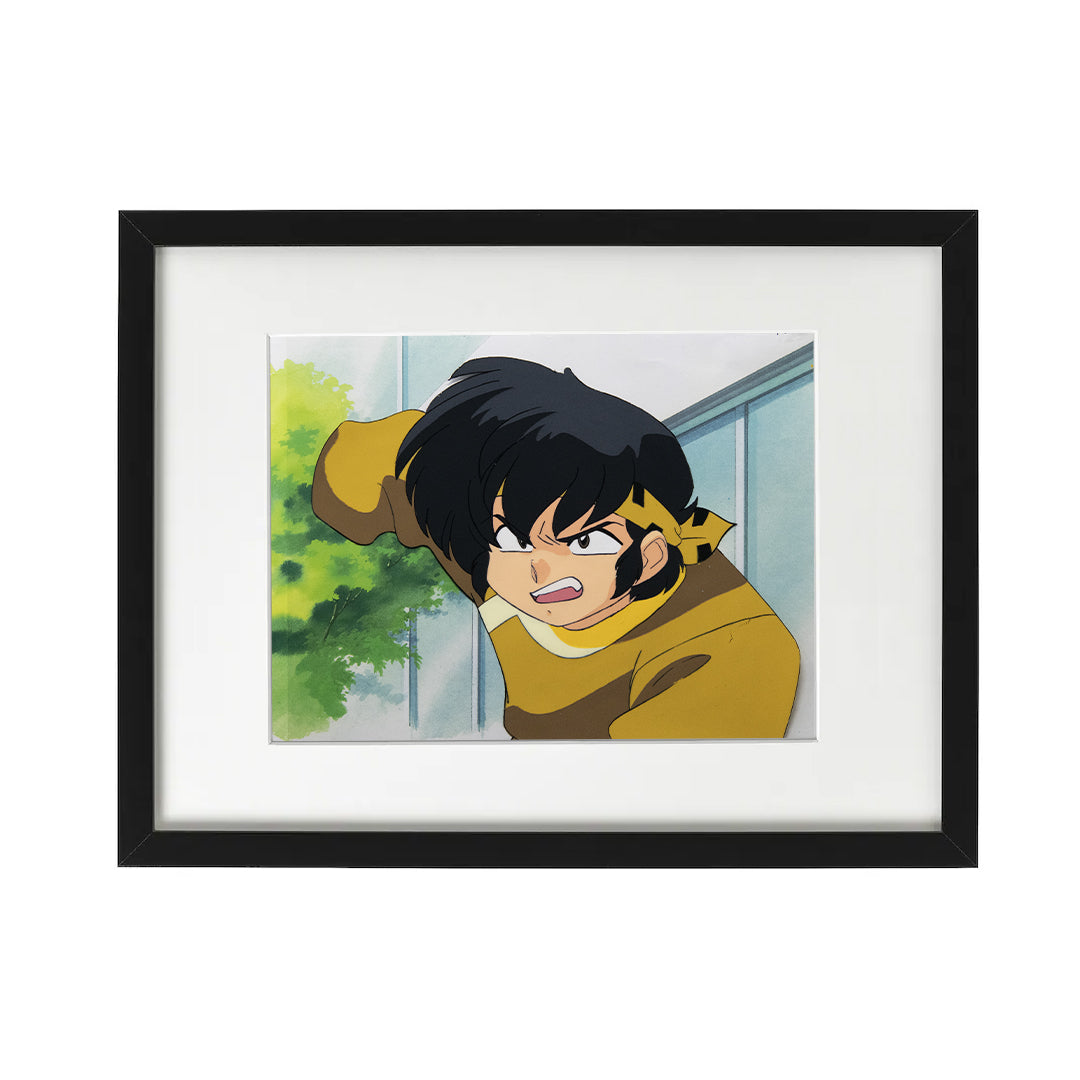 Ranma 1/2 - Ryoga Hibiki - Rumiko Takahashi - Original Hand Painted Production cel + Douga and copy BG