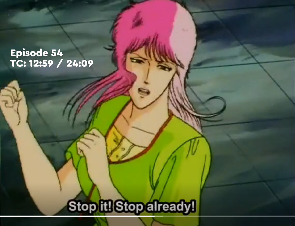 Fist of the North Star (Hokuto no Ken) – Airi in Distress – original animation production artwork – detail 3