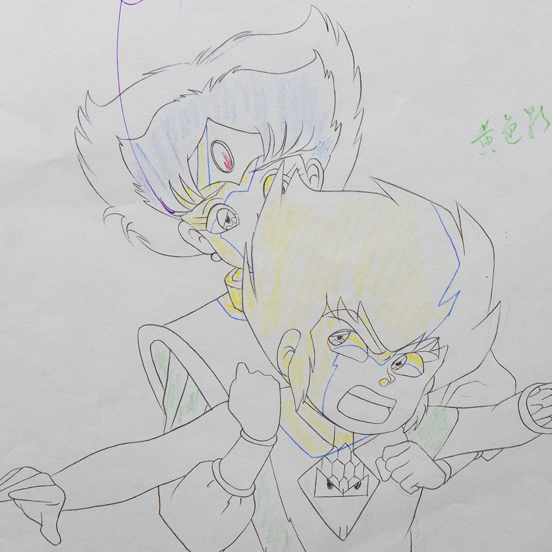 Super Bikkuriman – Original Production Douga – original animation production artwork – detail 3
