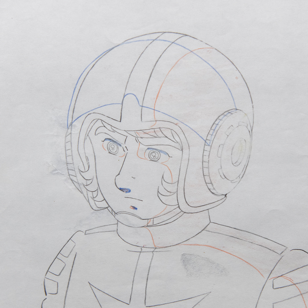 Space Battleship Yamato – Susumu Kodai – original animation production artwork