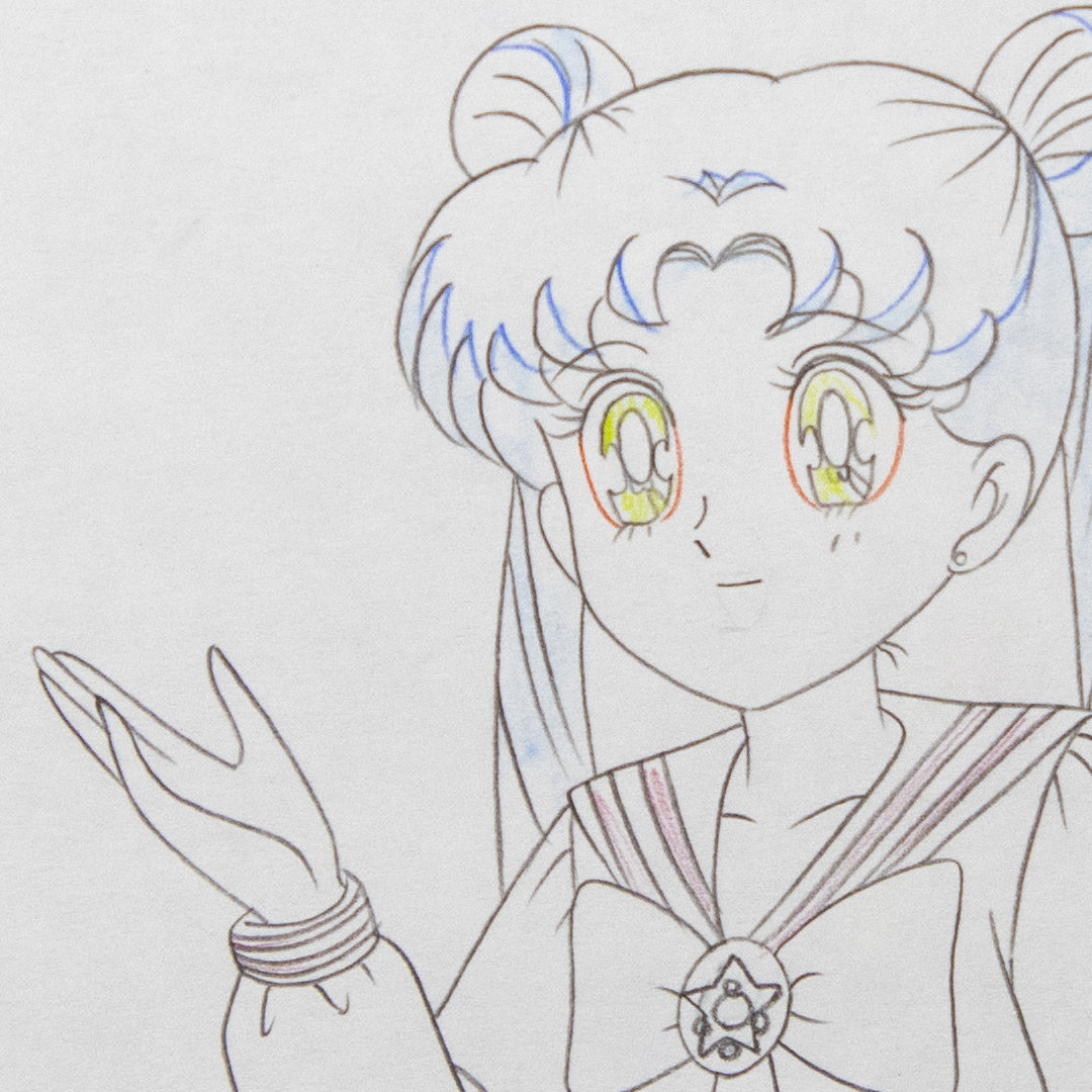 Sailor Moon – Usagi Tsukino / Princess Serenity – original animation production artwork – detail 5