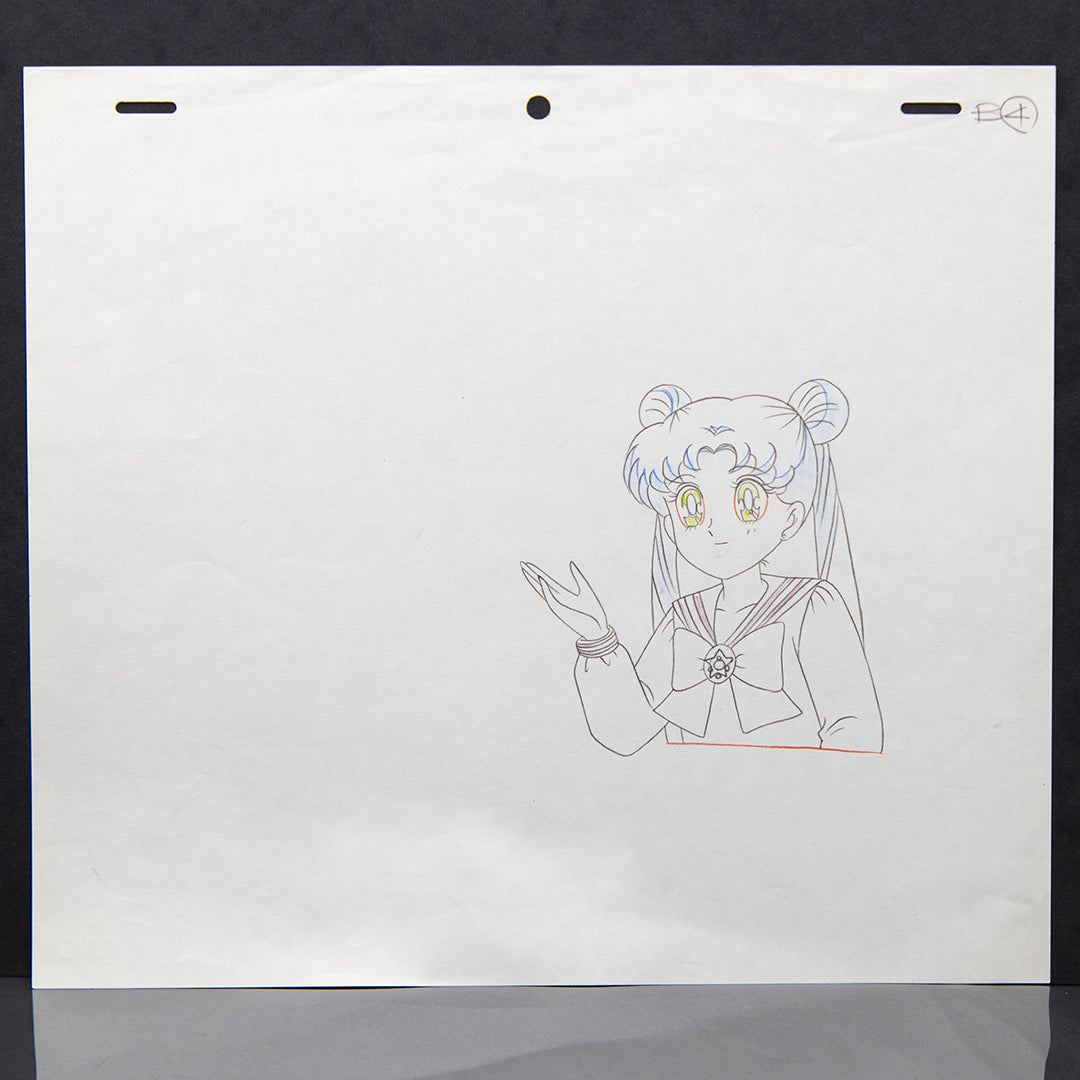 Sailor Moon – Usagi Tsukino / Princess Serenity – original animation production artwork – detail 6