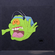 Load image into Gallery viewer, The Real Ghostbusters - Slimer - Original Production Cel Anime - on printed Background