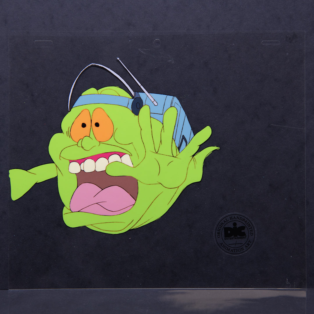 The Real Ghostbusters – Slimer – original animation production artwork – detail 3