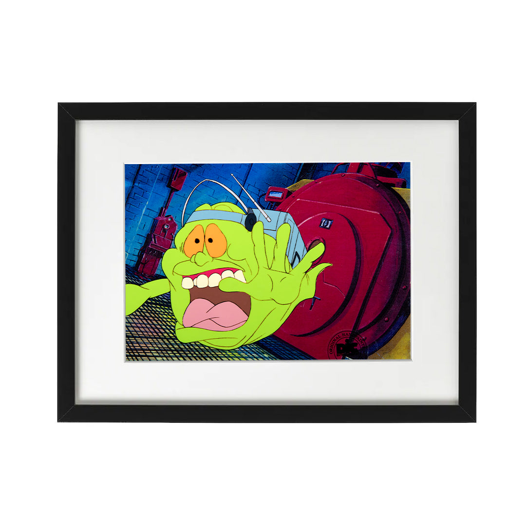 The Real Ghostbusters – Slimer – original animation production artwork – detail 5
