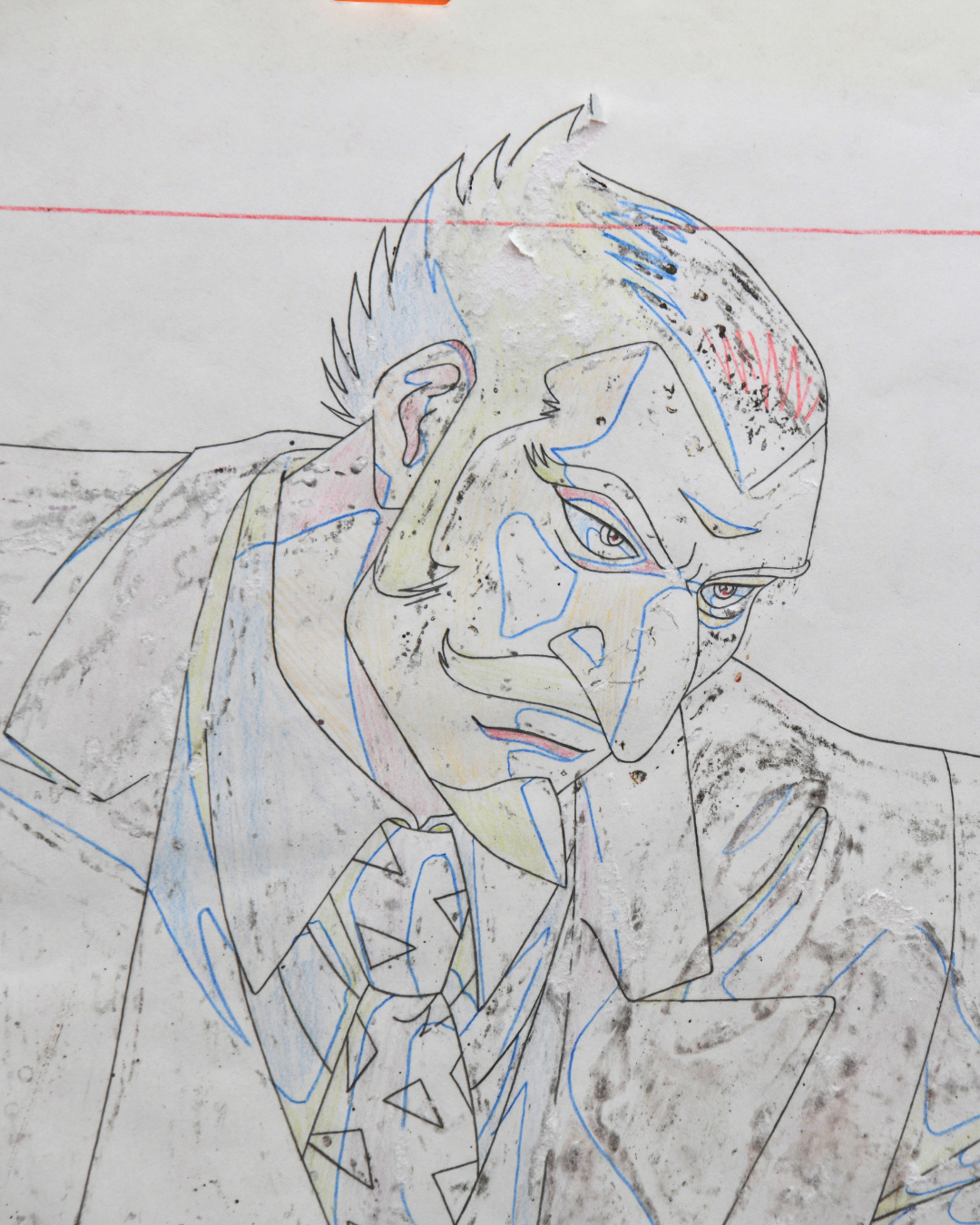 Chairman Brane douga face detail from Black Jack: The Movie 1996