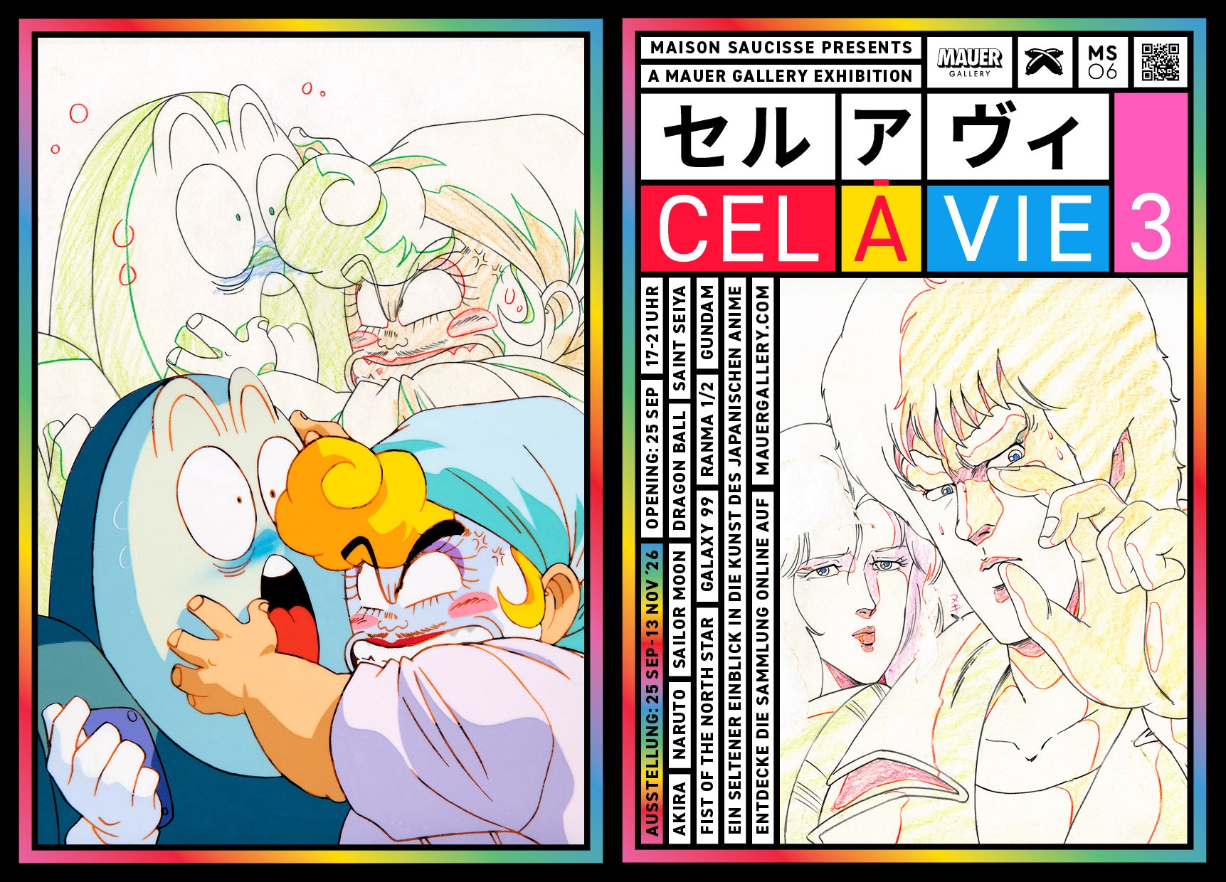 CEL Ā VIE 3 exhibition flyer, Mauer Gallery Berlin, 25 September to 13 November 2026