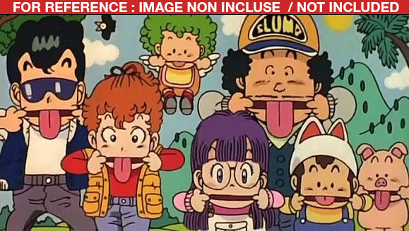 Dr. Slump – Arale Following Baby – original animation production artwork – detail 5
