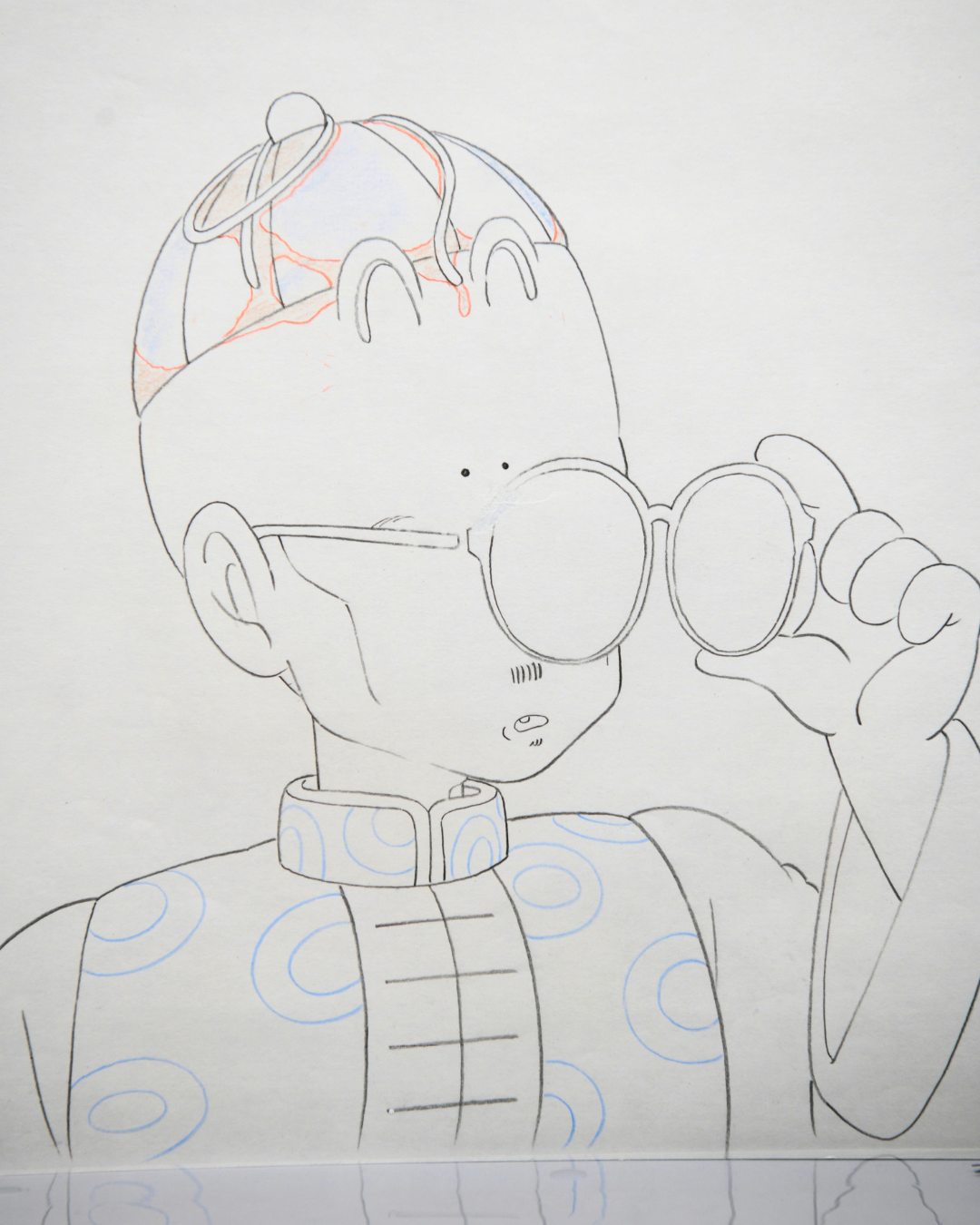 Tsuruten Tsun matching production douga detail from Dr. Slump