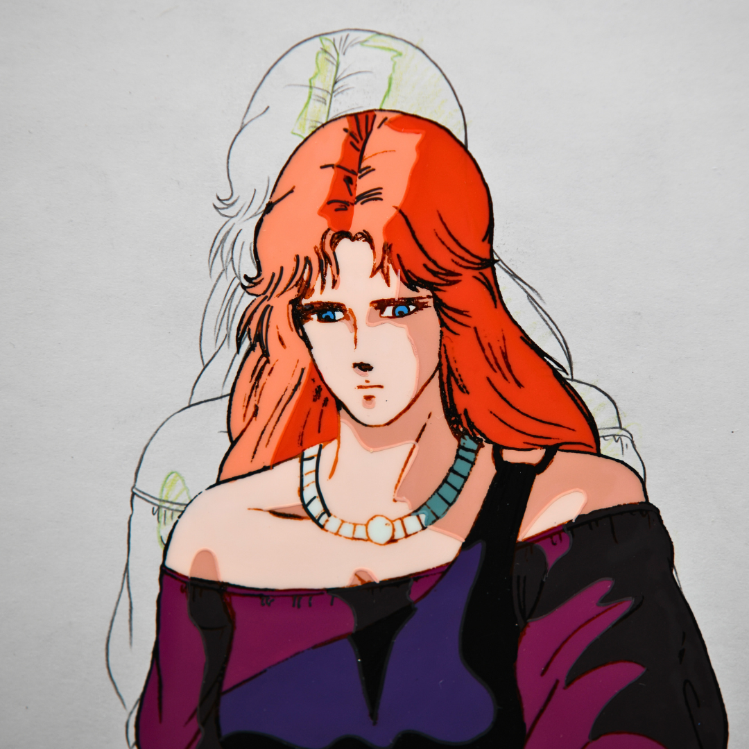 Yuria original production cel close-up from Fist of the North Star