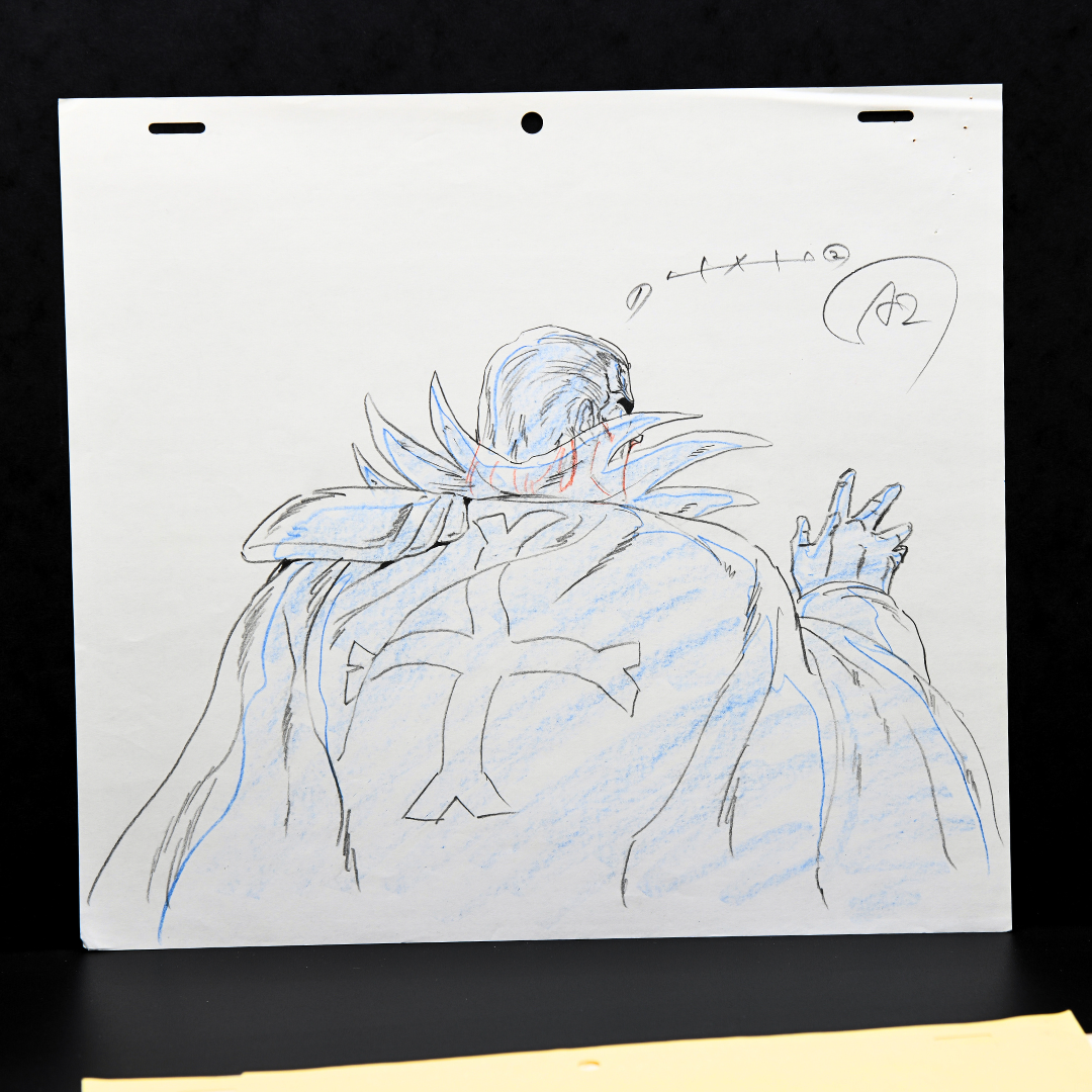 Full original genga drawing of Jakoh from Fist of the North Star Hokuto no Ken 2