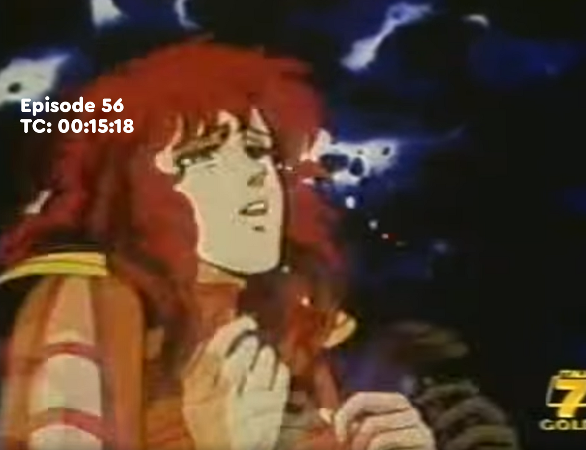 Reference still of Mamiya in Fist of the North Star episode 56 at 00:15:18