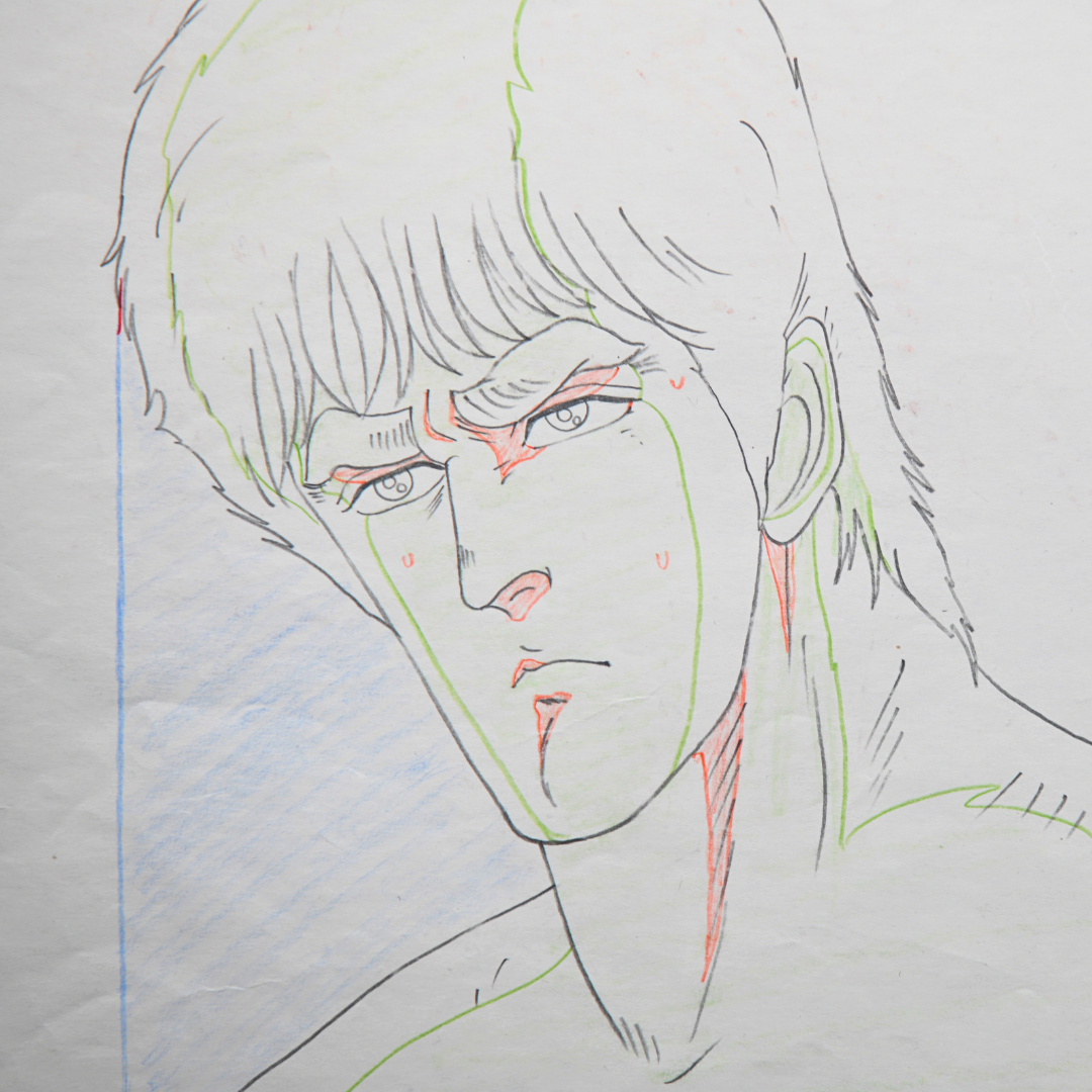 Kenshiro portrait from original Fist of the North Star douga