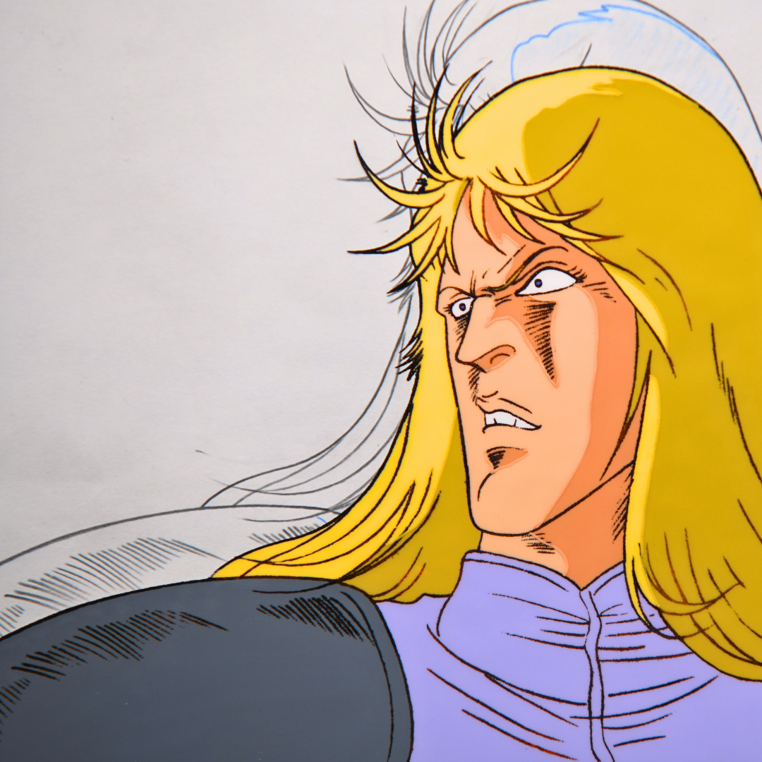 Shin original production cel from Fist of the North Star Hokuto no Ken