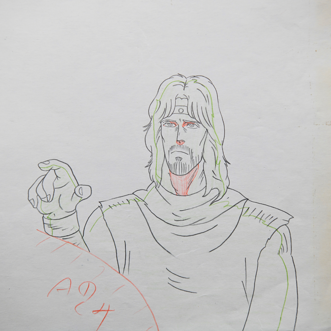 Close-up of original Toki douga from Fist of the North Star TV series