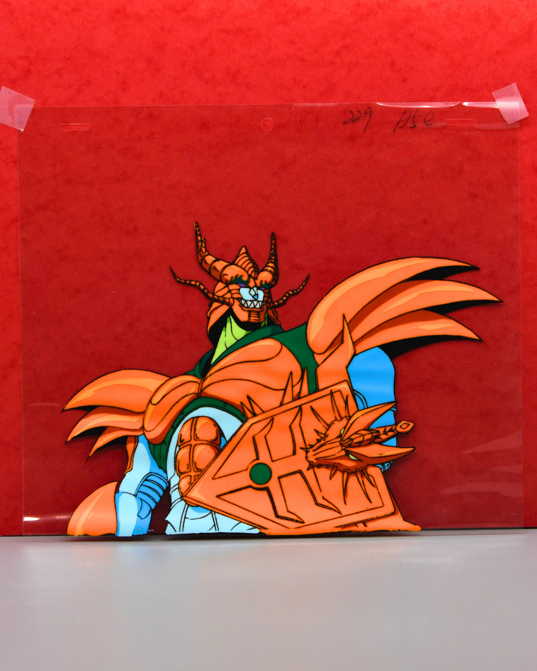 Majūō Dorga original hand-painted production cel from Jūshin Liger, full view