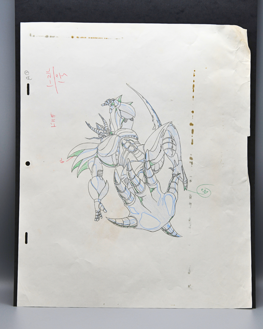 Jūshin Liger Dorga monster A1 matching giant douga production drawing