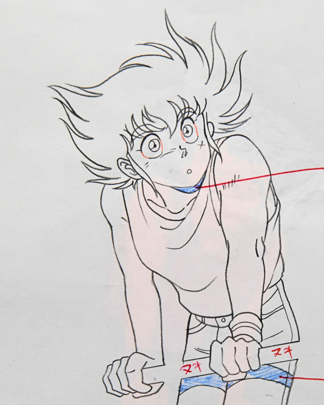 Ken Taiga original production douga from Jūshin Liger